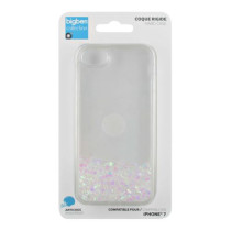 Coque Rigide iPhone 7 Liquides coeur Paillettes Mouvant