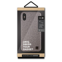 Coque Simili Tweed pour iPhone X