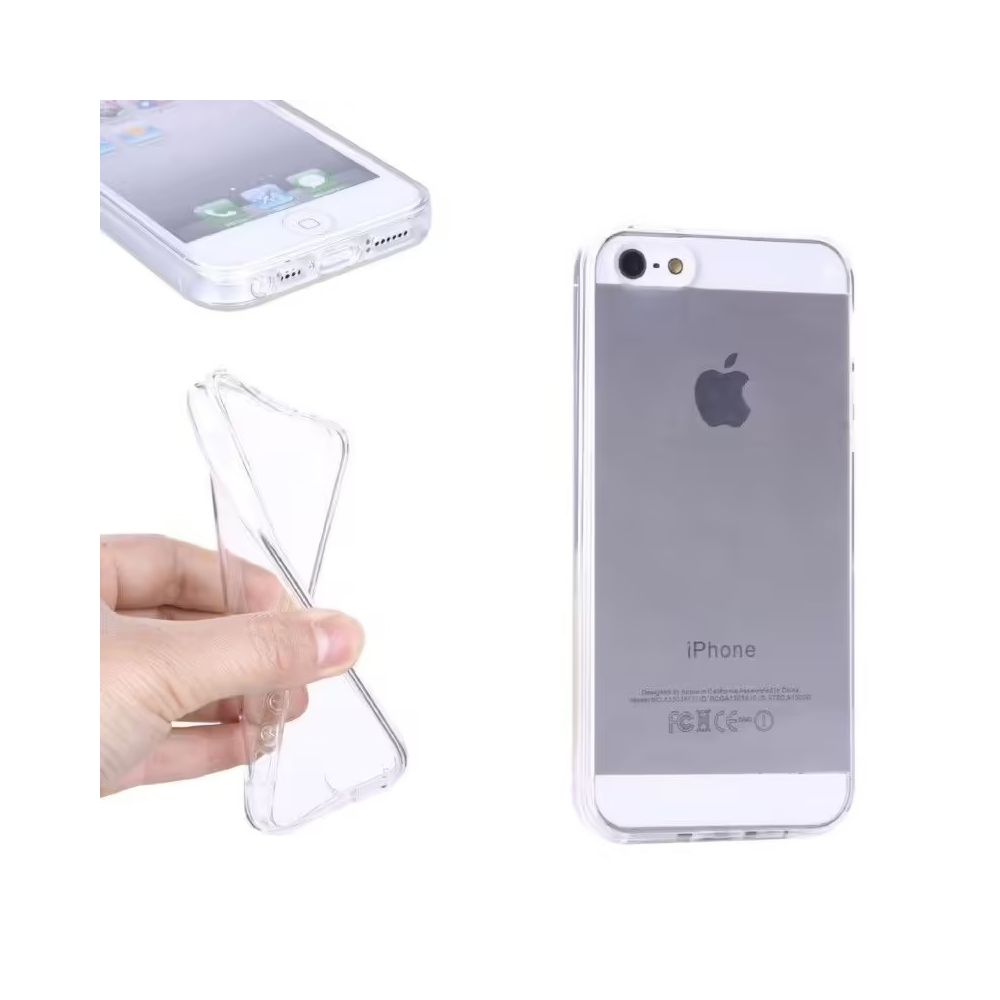 Coque iPhone 5/5s Silicone Souple Transparente - AVO+
