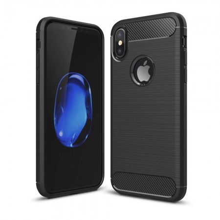 Coque de protection carbone pour iPHONE XS MAX