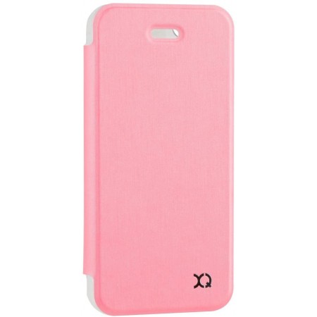 Etui folio flap adour Xqisit rose iPhone 5 5S SE