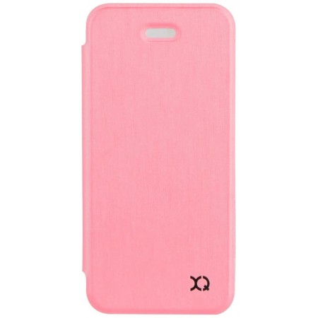 Etui folio flap adour Xqisit rose iPhone 5 5S SE