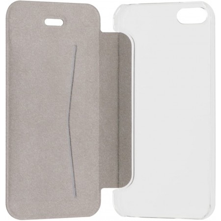 Etui folio flap adour Xqisit noir iPhone 5 5S SE