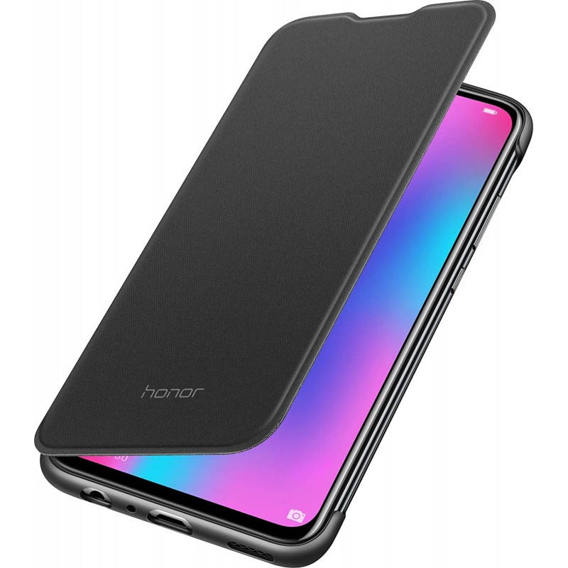 Etui folio Honor Gris pour Honor 10 Lite