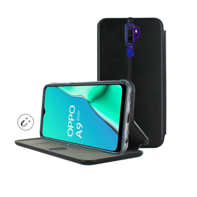 ETUI FOLIO NOIR OPPO A9 2020