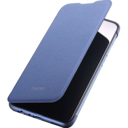 Honor 10 Lite Flip Cover Case - Bleu