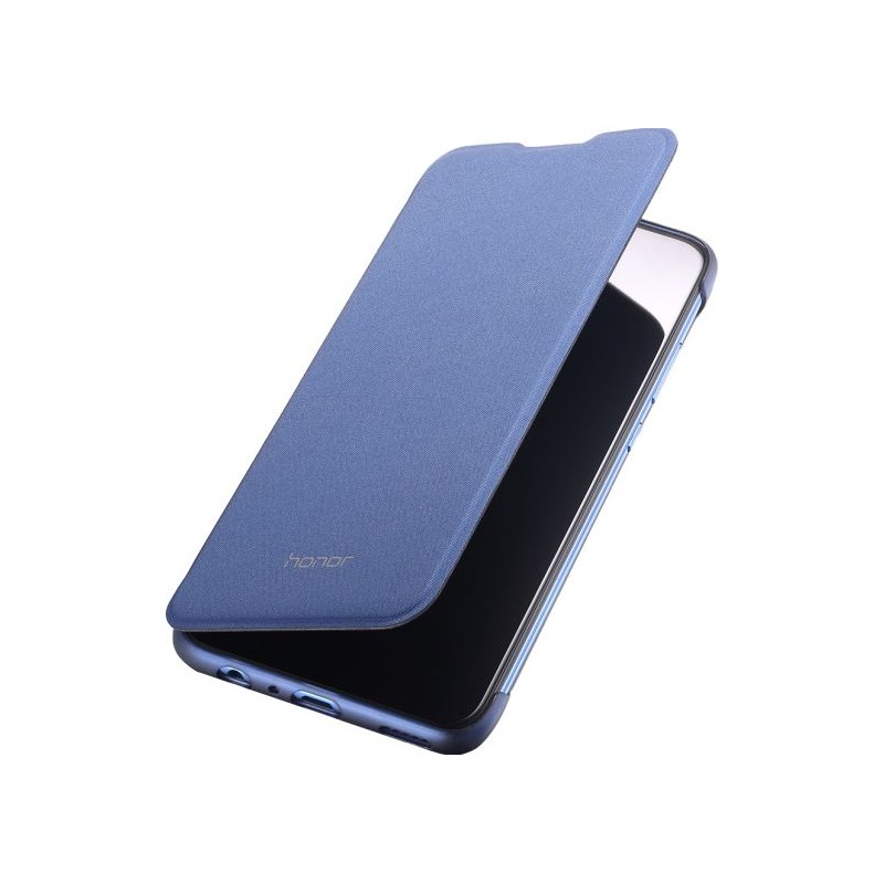 Honor 10 Lite Flip Cover Case - Bleu