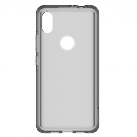 Wiko Coque origine View-2 antichoc gris translucide