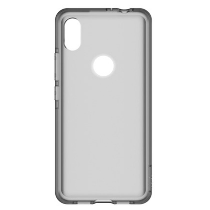 Wiko Coque origine View-2 antichoc gris translucide