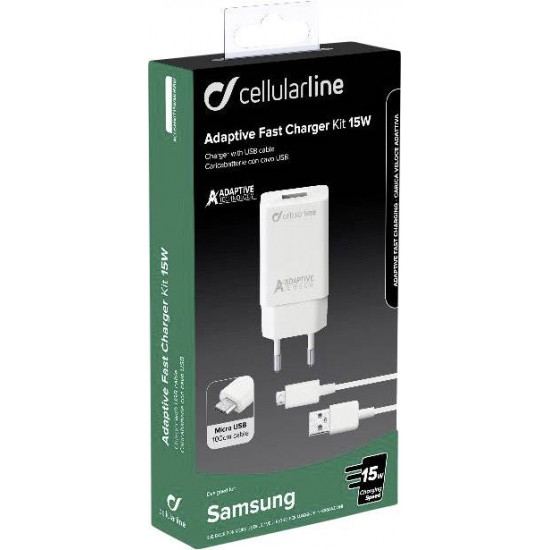 Chargeur USB-A 15w Micro USB