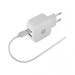 Chargeur mural 2x USB et câble Lightning