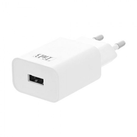 Chargeur universel 12w 1 USB 2.4A - blanc