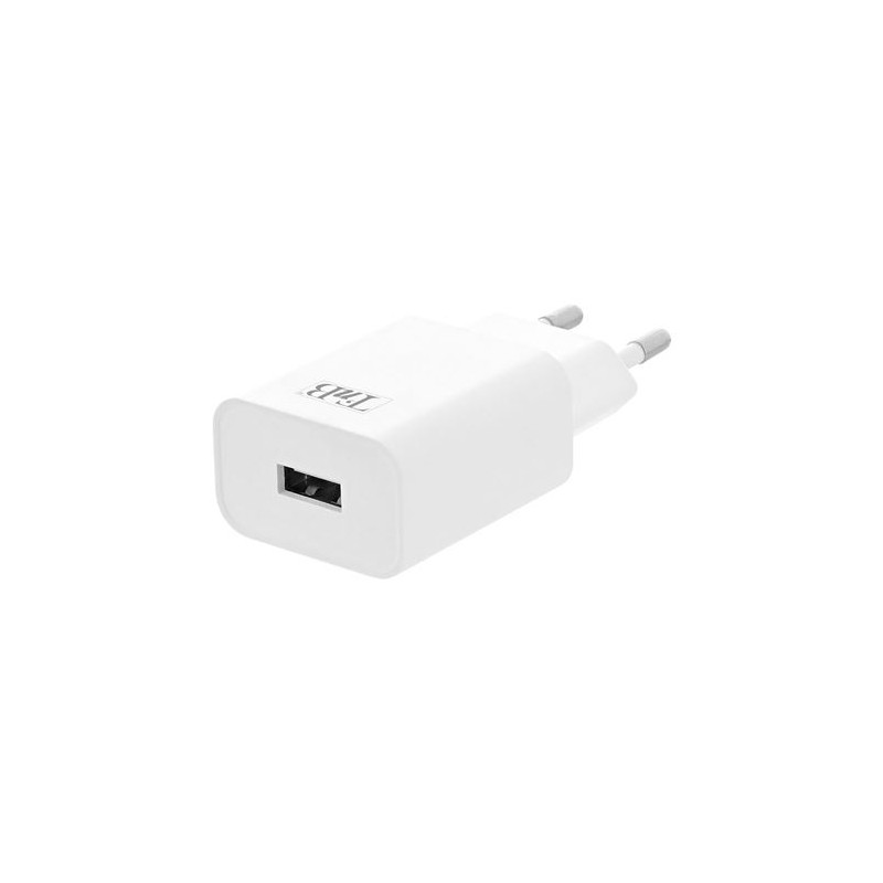 Chargeur universel 12w 1 USB 2.4A - blanc