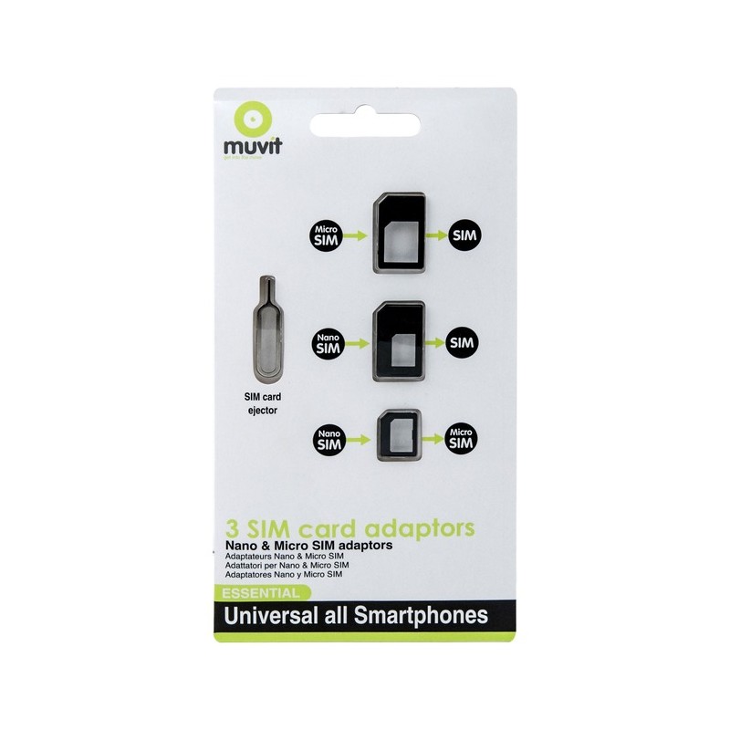 Adaptateur carte SIM Nano/Mini/Standard