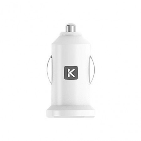 Chargeur allume-cigare blanc 2,4A