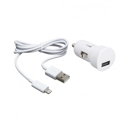Chargeur allume cigare 2,4A cable Lighting