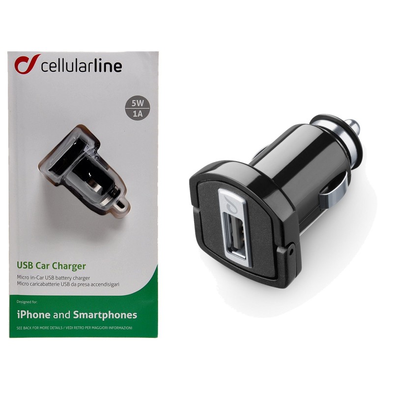 Micro chargeur allume cigare USB 1A (5w)