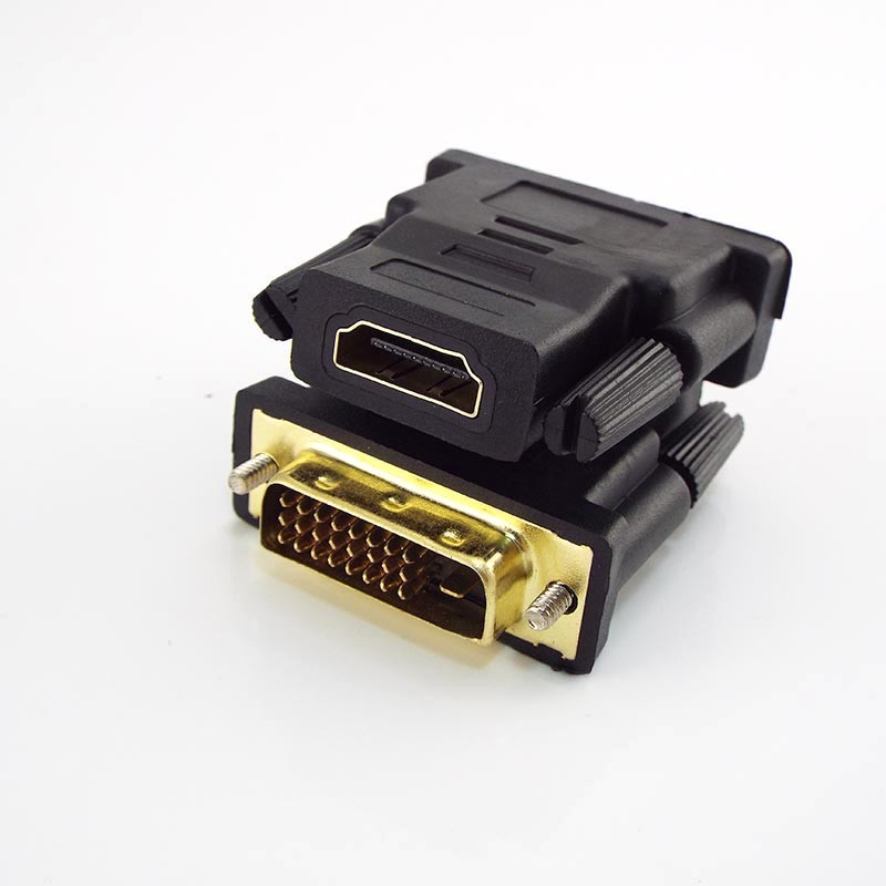 Convertisseur DVI mâle vers HDMI, adaptateur femelle vers DVI, Support 1080P pour projecteur HDTV