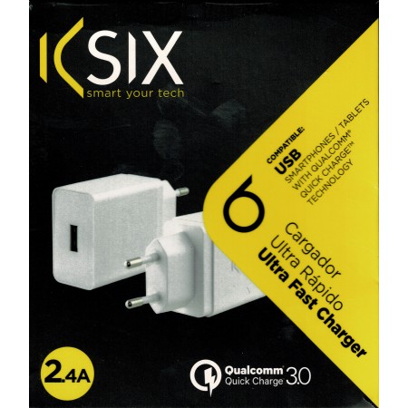 Chargeur USB 2.4A QC3.0