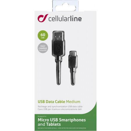 Câble USB-A vers Micro-USB 60cm