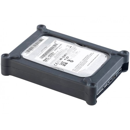 Etui de protection NOIR silicone pour DD SATA 2,5"