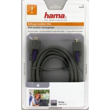 Câble VGA Mâle / Femelle 3M