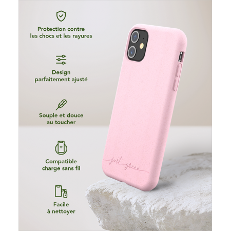 Coque iPhone 11 Natura Baby Pink