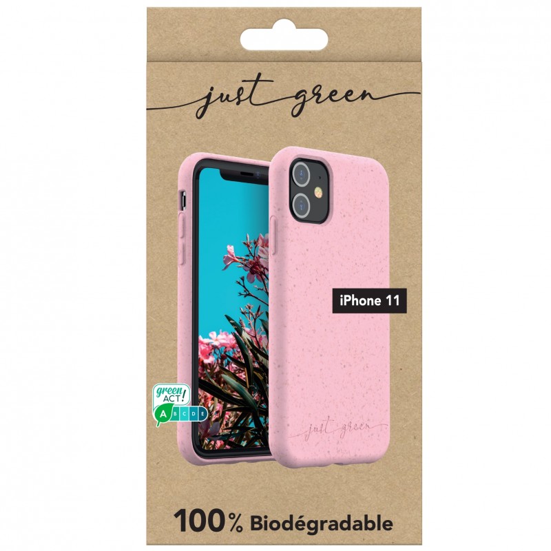 Coque iPhone 11 Natura Baby Pink