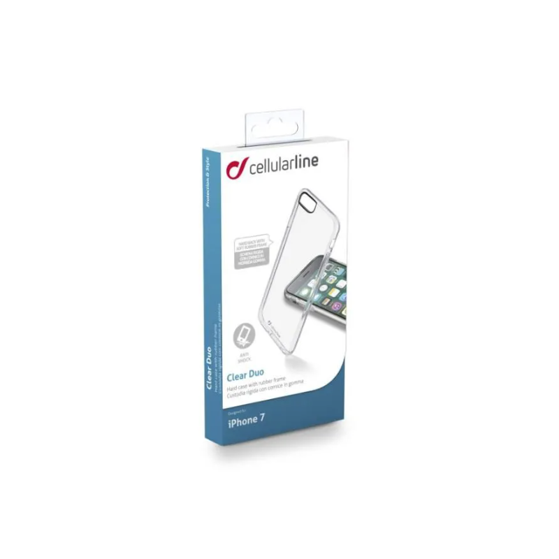 Etui rigide avec cadre en caoutchouc pour iPhone 7,8/SE (2020)