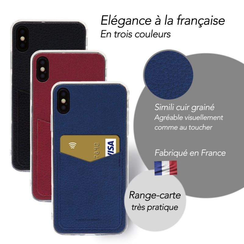 Coque avec range carte pour SAMSUNG A7 2018