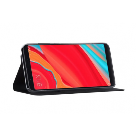 Etui folio noir pour Xiaomi Redmi S2
