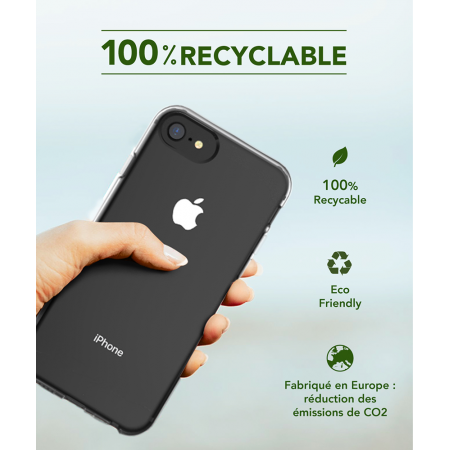 Coque transparente 100% recyclable pour iPhone 6/7/8/SE20