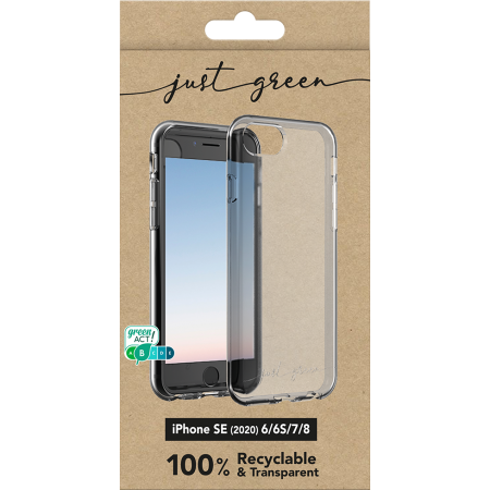 Coque transparente 100% recyclable pour iPhone 6/7/8/SE20