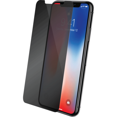 Protection d'écran Privée en verre trempé pour Apple iPhone X/XS