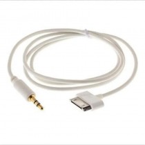 Cable dock Jack 3,2mm iPod mini, Classic, Nano, Shuffle, Touch, iPhone 3G, 3GS, iPhone 4, 4S et iPad