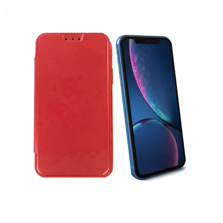 Coque de protection transparente rouge pour iPhone XR