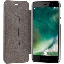 Coque XQISIT - Flap Cover Adour HTC U Play, Noir