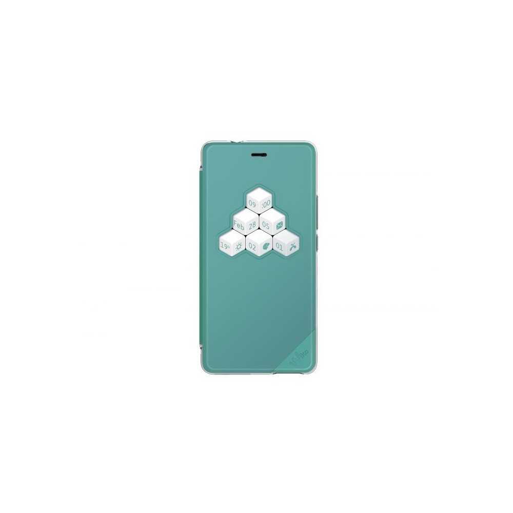 Etui folio pour Wiko Tommy 2 - WISFW0033 - (Noir ou Vert)