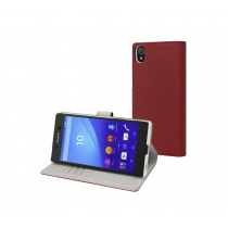 Coque à rabat Sony Xperia Z5 Rouge