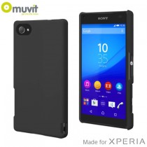 Coque arrière Sony Xperia Z5 Compact Muvit - Noire