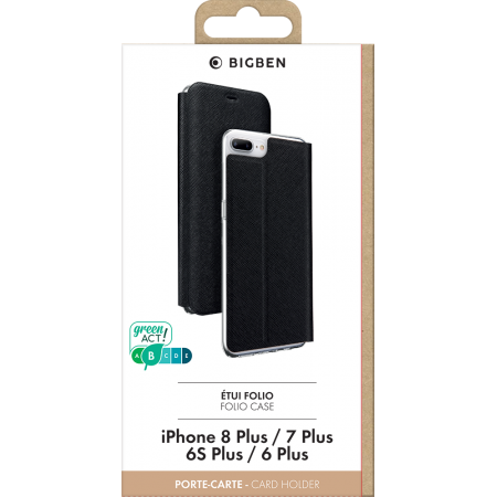 Protection à rabat pour Apple iPhone 7 plus - coque transparente