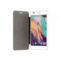 Coque rigide clapet noire HTC Desire 10 Lifestyle