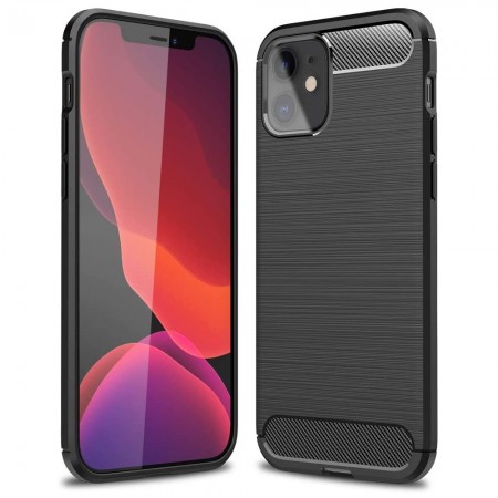 Coque silicone carbone pour iPhone 12 /12 PRO (6.1")