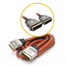 Cordon PERITEL mâle / mâle 1.5M (Contact OR)