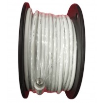 Câble Antenne Coaxial TV double blindage - 25m blanc