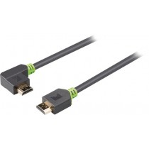 Câble HDMI haute vitesse avec connecteur Ethernet 2M gris