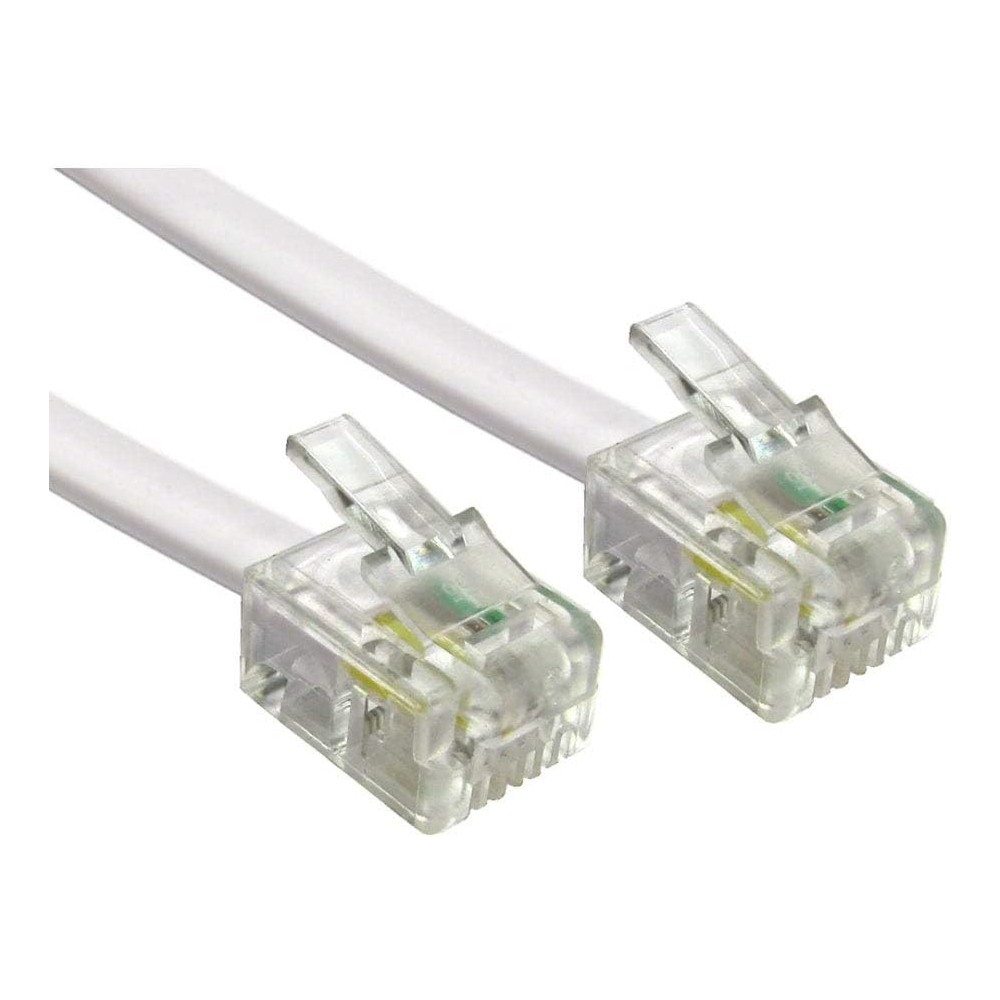 Câble ADSL RJ11 Mâle/Mâle 2M