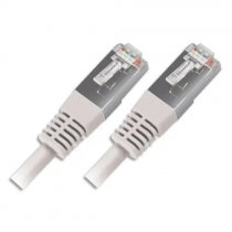 Câble RJ45, CAT 6, F/UTP, Droit, Blanc, 5M