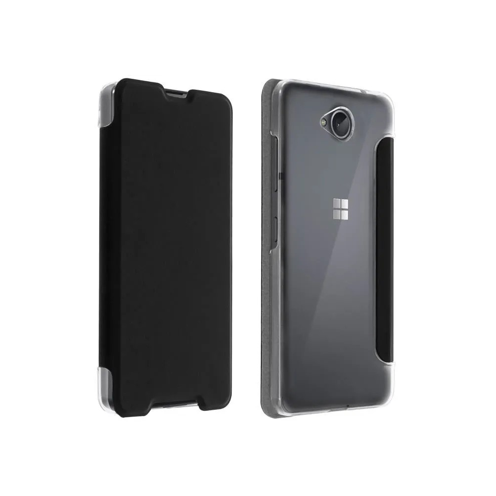 Etui folio noir pour Microsoft Lumia 650