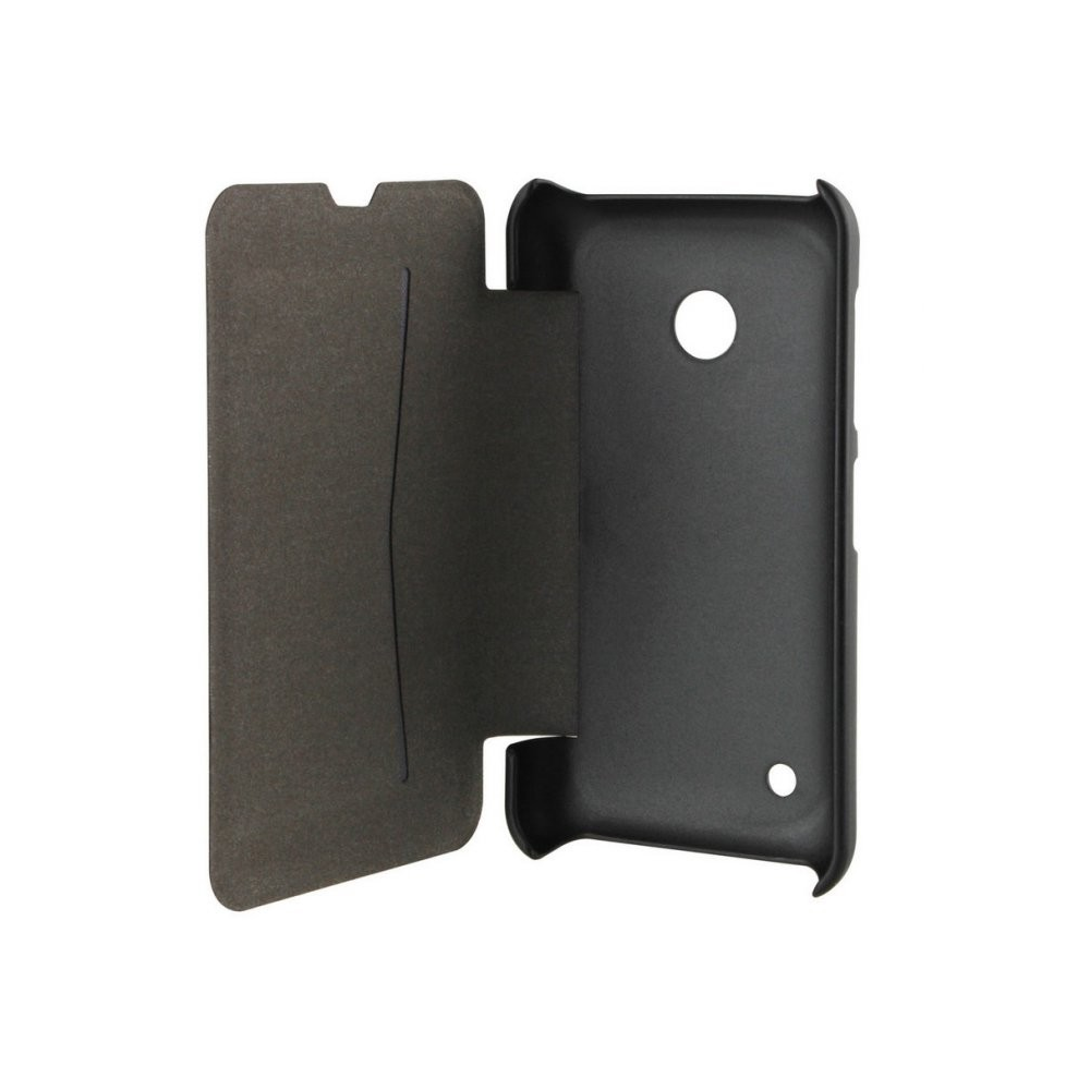 Etui folio noir pour Microsoft Lumia 435